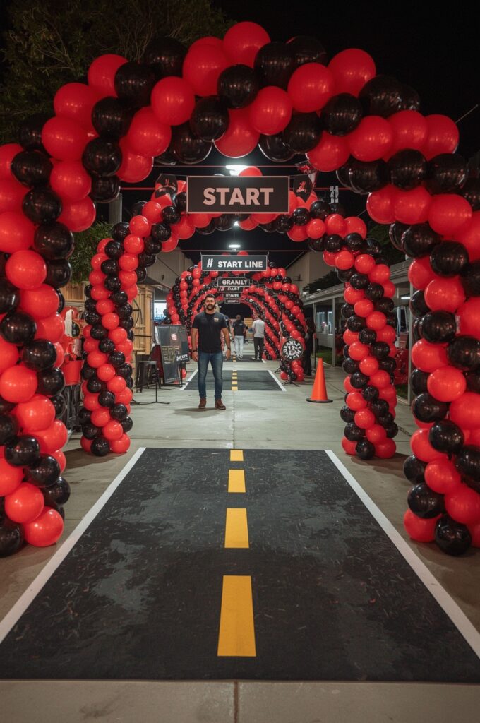 Grand Prix Race Track Entrance