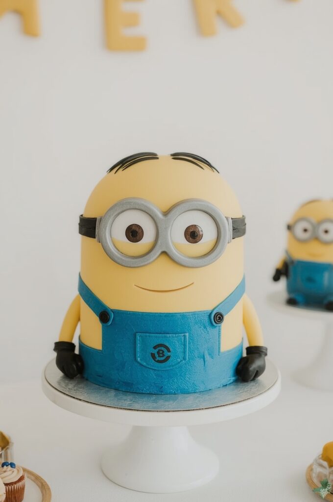 One in a Minion Cake Design