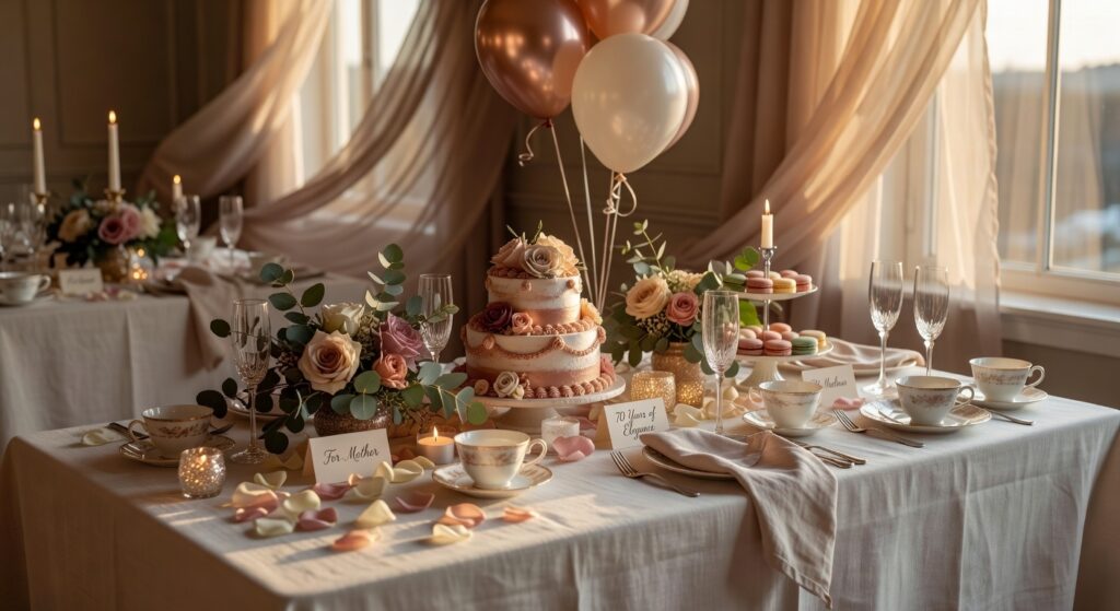 mom s memorable 70th celebration