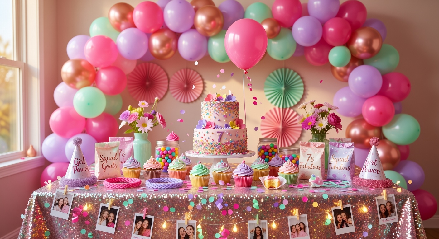 25 7th Birthday Party Ideas Girl Squads Will Love