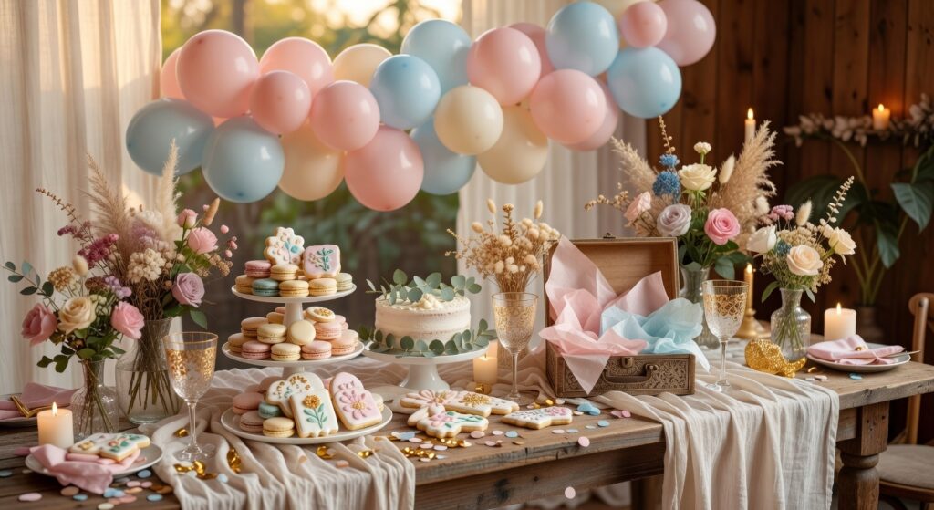 creative gender reveal decorations