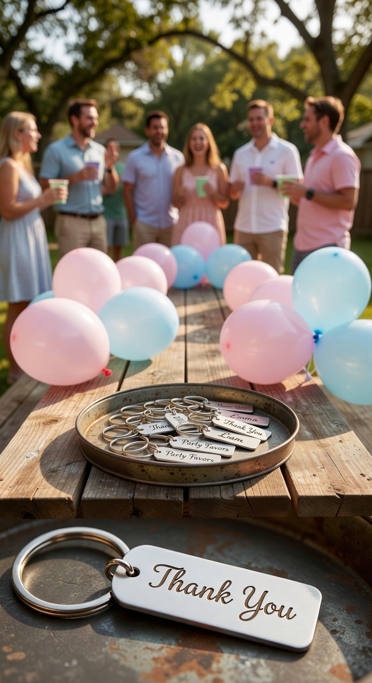 personalized metal keychain keepsake