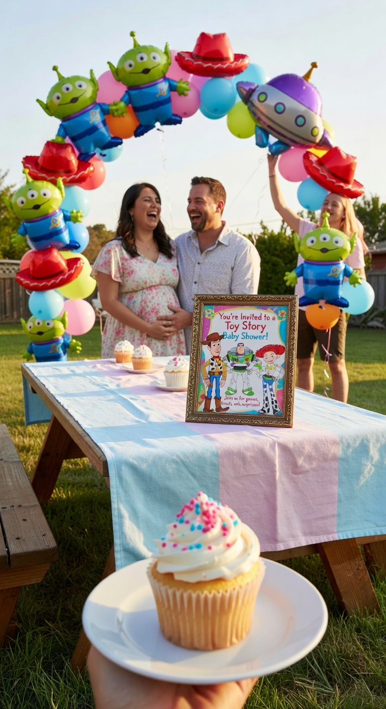 toy story gender reveal invitation