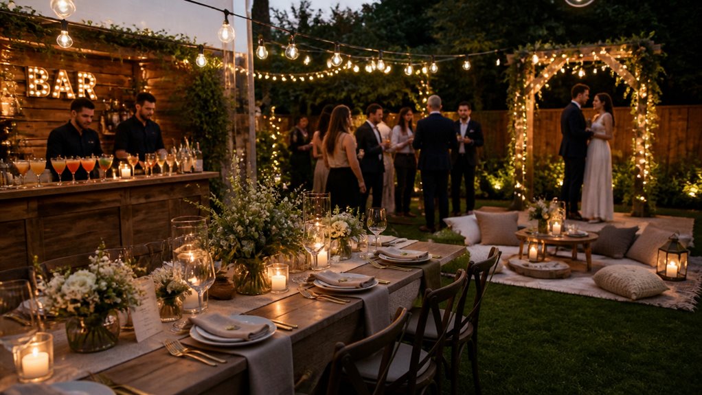 backyard engagement party ideas