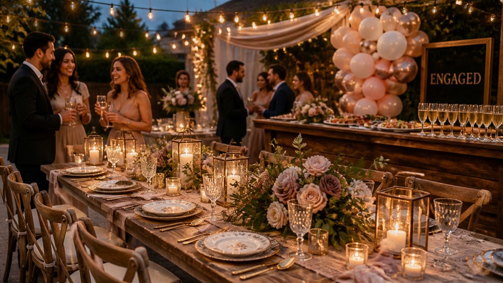 elegant engagement celebration ideas
