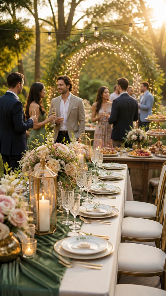 elegant personalized celebration decor
