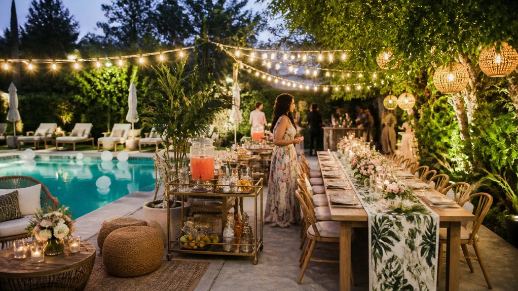engagement pool party ideas