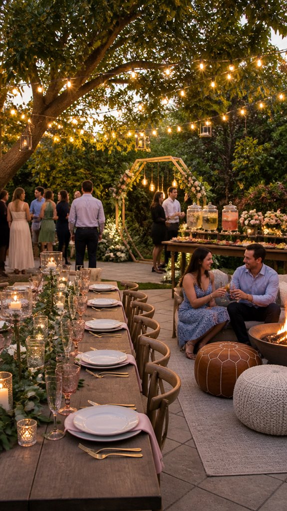 outdoor romantic celebration planning