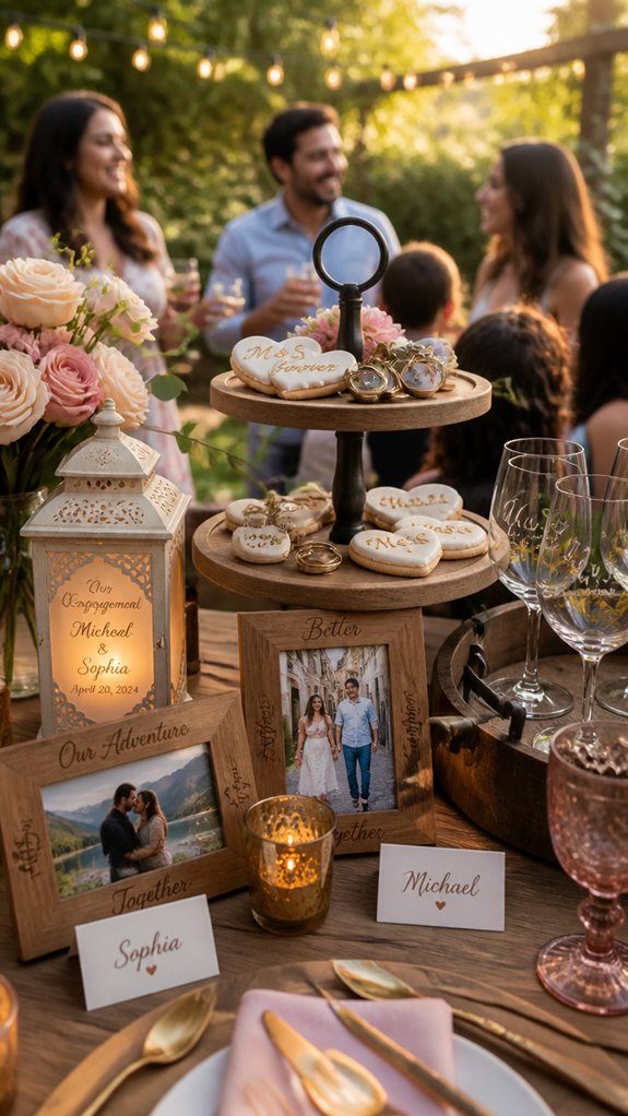 personalized keepsake engagement gifts