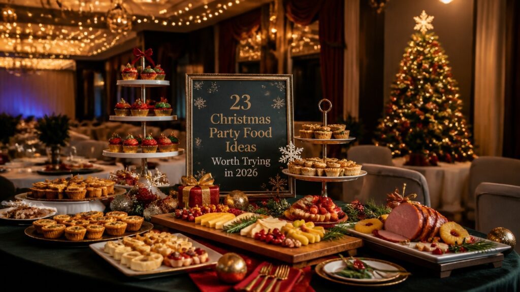 festive christmas party foods