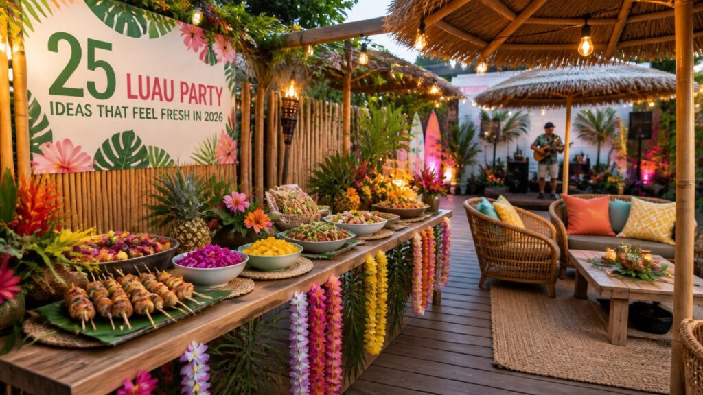 fresh luau party ideas