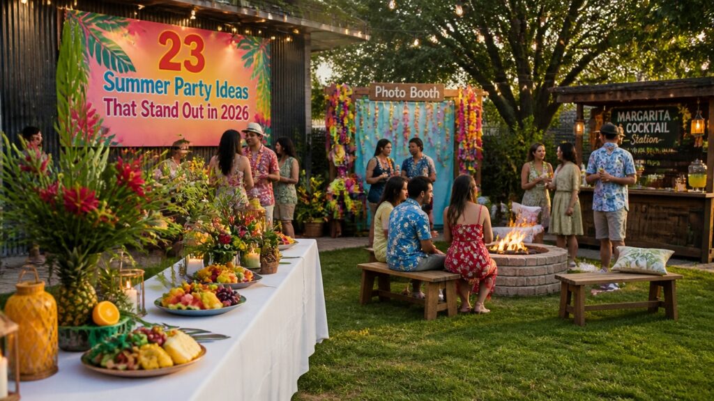 unique summer party ideas